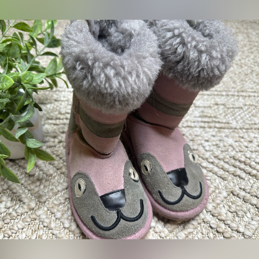 Emu Soft Gray Wool Boots